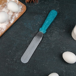 Лопатка - палетка прямая 15х3 см Космос пластиковая ручка