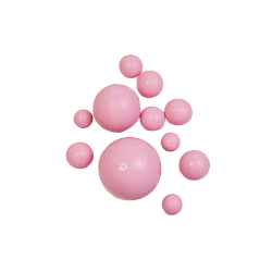 Сферы из шоколадной глазури розовые 10шт.