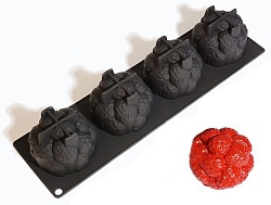 Силиконовая форма «Пирожное Клубника» Silico