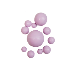 Сферы из шоколадной глазури перламутровые сиреневые 25 шт.